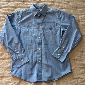 💕 2 for $15 - Boys Chaps button down shirt